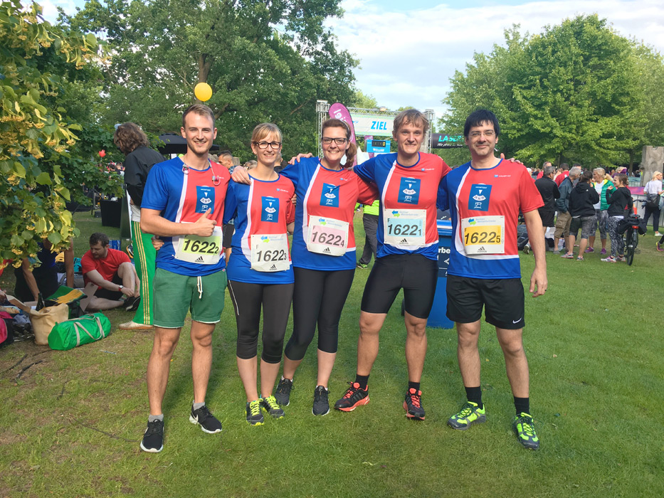 Team-Staffel der Berliner Wasserbetriebe