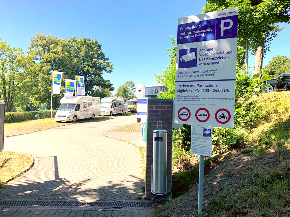 Kamerasystem für Wohnmobilplätze