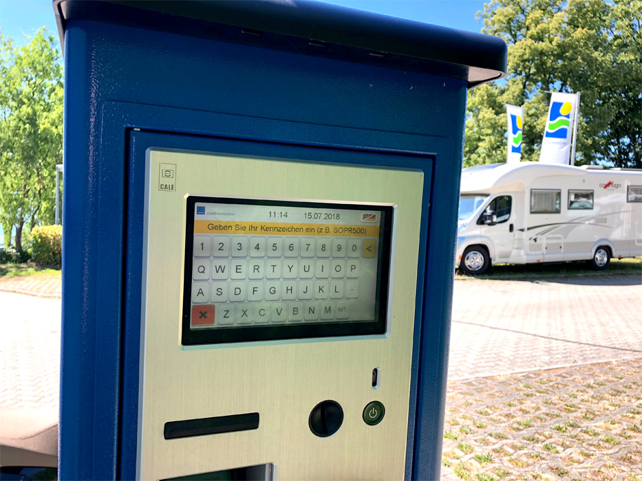 Kamerasystem für Wohnmobilplätze