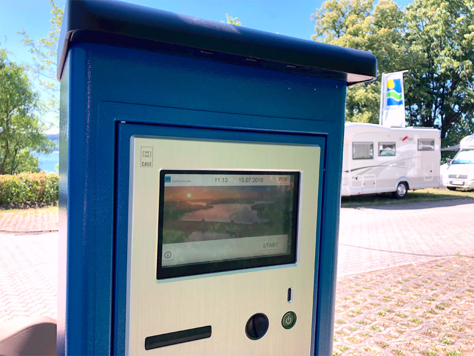 Kamerasystem für Wohnmobilplätze