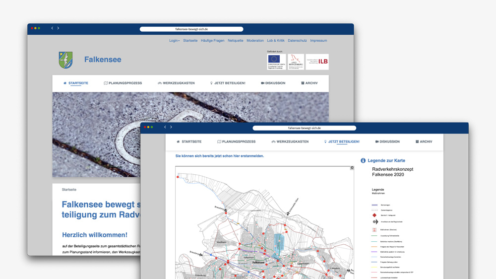 Visualisierung eines stadtraum-Projekts, Dezember 2020