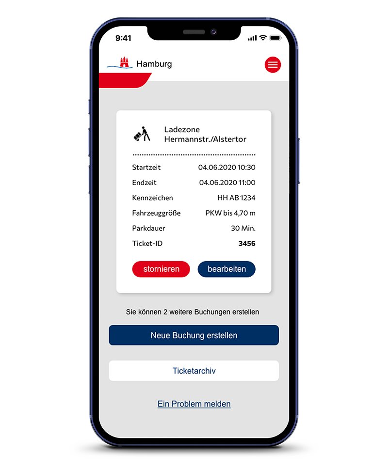 SmaLa App: Ticket